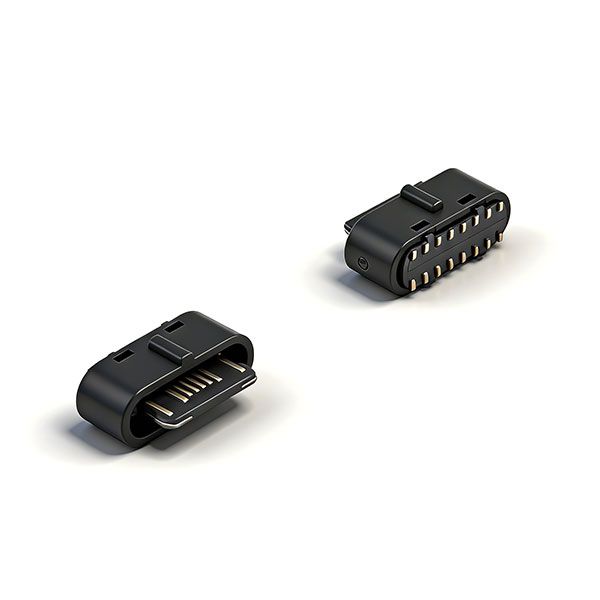 TC母座16P 立贴6.0 全塑定制款 PA9T 注炉前公差&plusmn;0.08