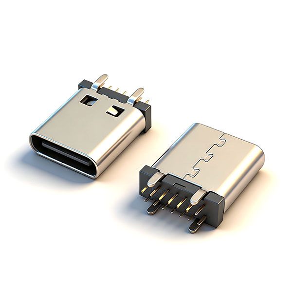 TC母座14P 立插 L=10.0 A款 小脚 三模 无柱 无弹